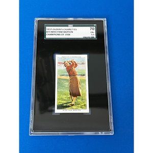 1937 Ogden's Ltd Champions of 1936 #23 Miss Pam Barton Golf SCG 70 PSA 5.5 EX+
